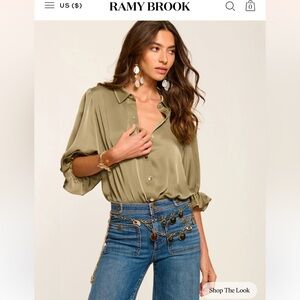 Ramy Broom Dina Button Down Body Suit